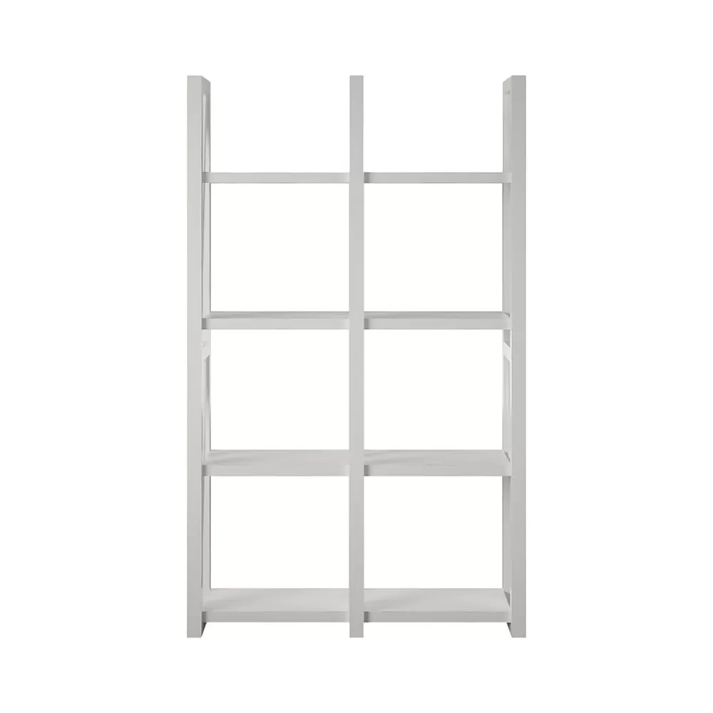 Ameriwood Crestwood 60"H 8-Shelf Bookcase, White (4465013COM) Discount