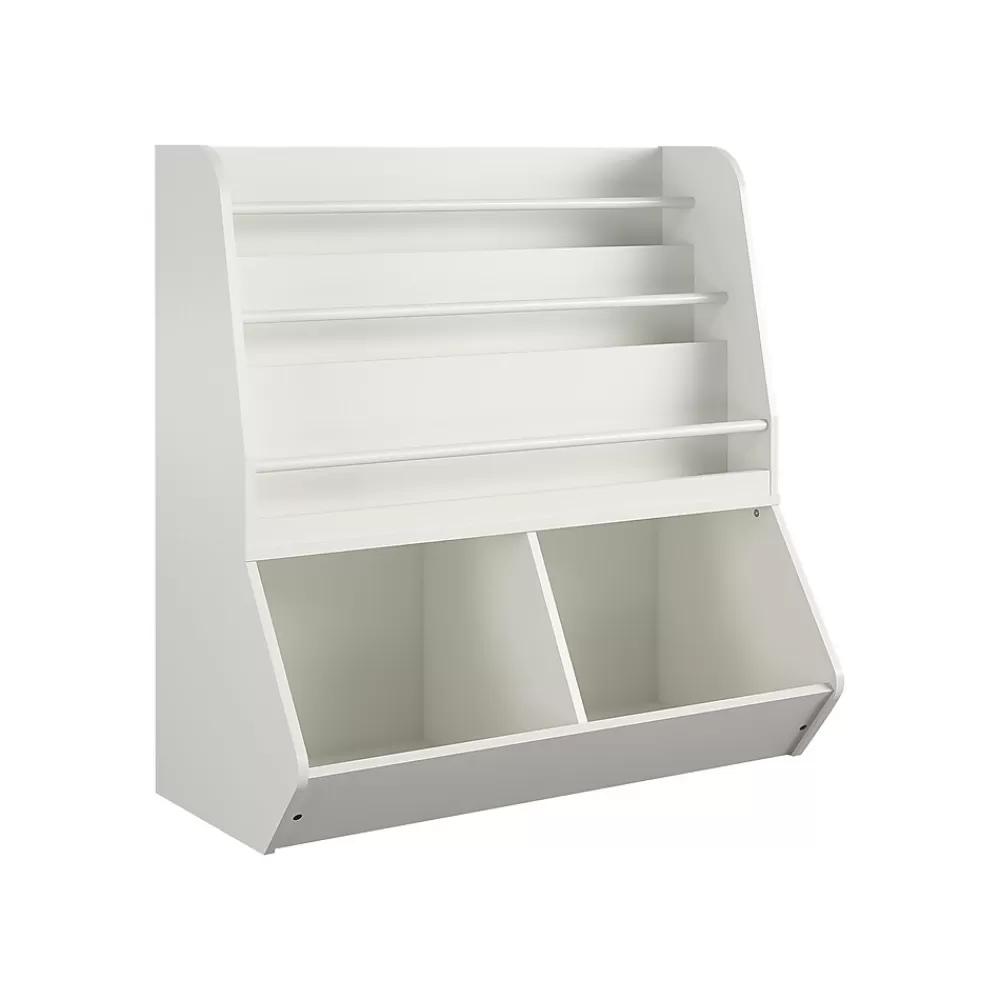 Ameriwood Tyler 36"H 5-Shelf Bookcase, White Particle Board (4947013COM) Cheap