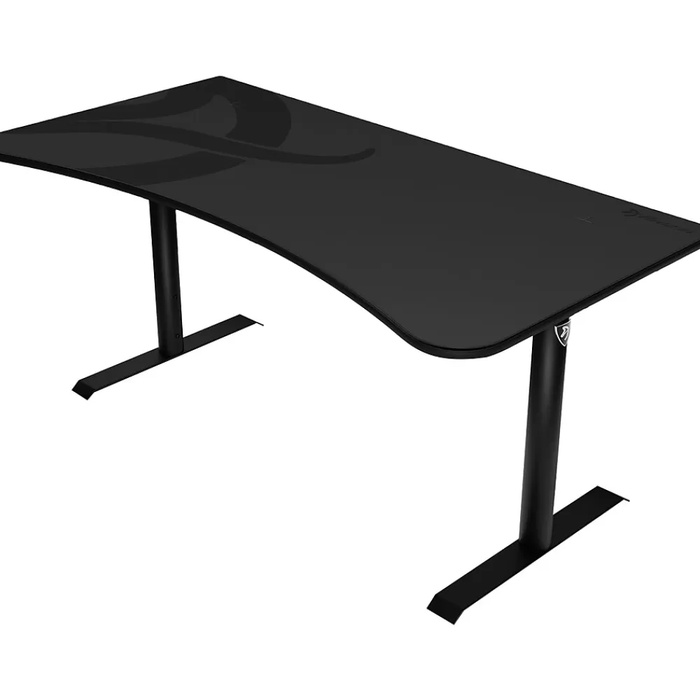 Arozzi Arena 63"W Gaming Desk, Dark Gray (ARENA-NA-DARK-GREY) New