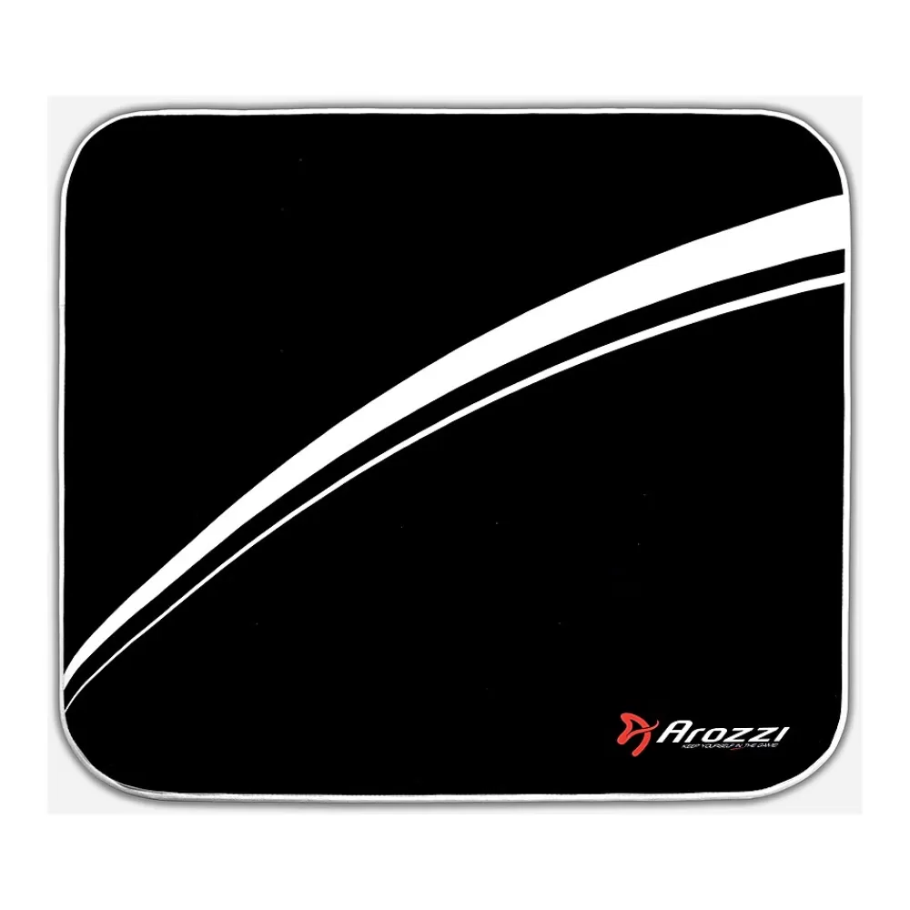 Arozzi Chair Mat, 45.7" x 45.7", Low-Pile, Black/White (-FLOORMAT-WT) Shop