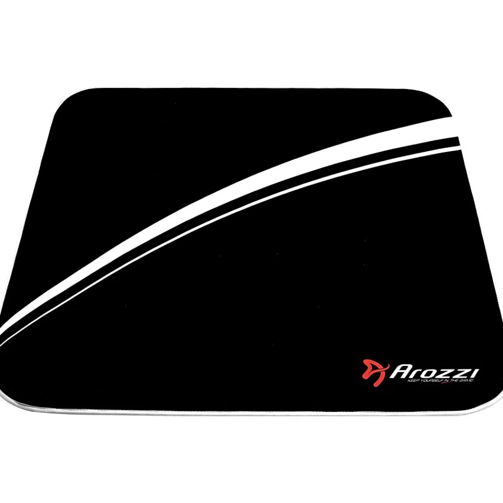 Arozzi Chair Mat, 45.7" x 45.7", Low-Pile, Black/White (-FLOORMAT-WT) Shop