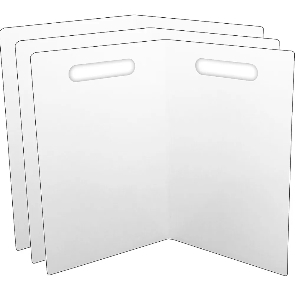 Ashley Folding Magnetic Whiteboard, 14" x 18", 3/Bundle (ASH60000-3) Hot