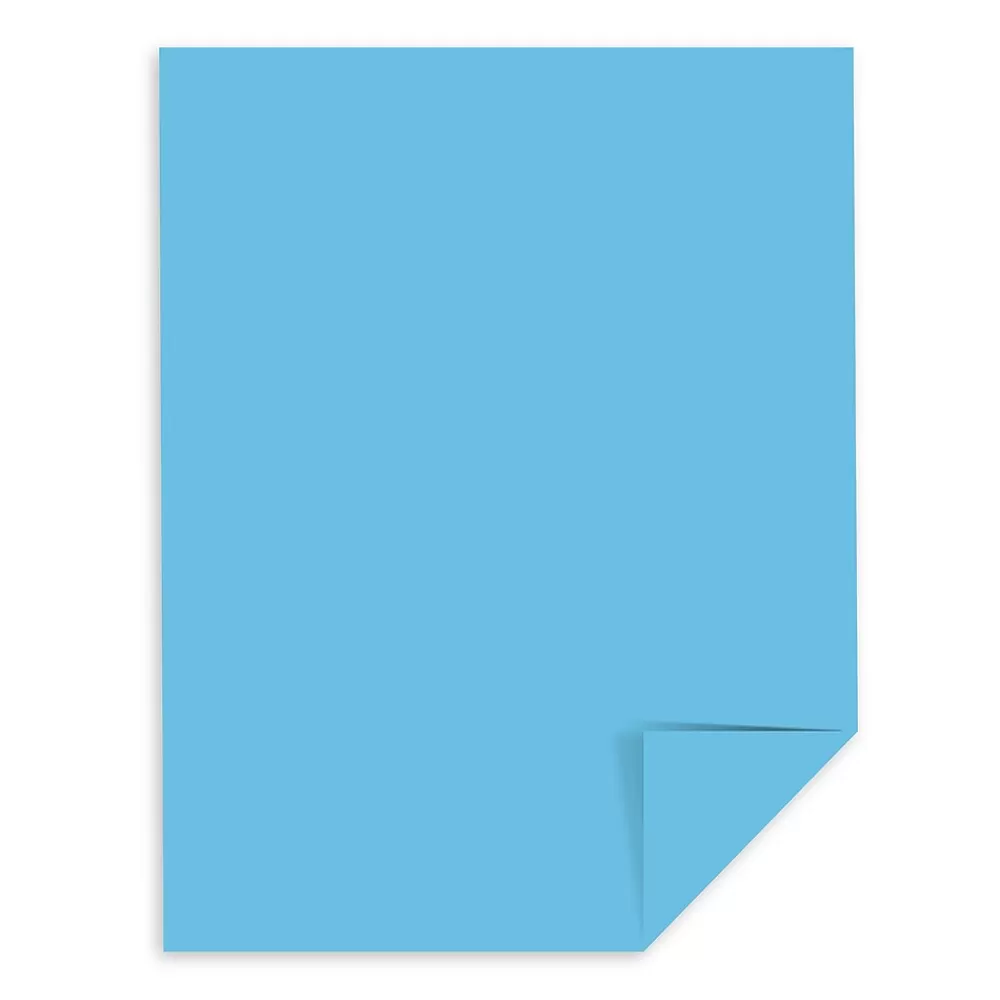 Astrobrights 65 lb. Cardstock Paper, 8.5" x 11", Lunar Blue, 2,000 Sheets/Carton (22721CT) Online