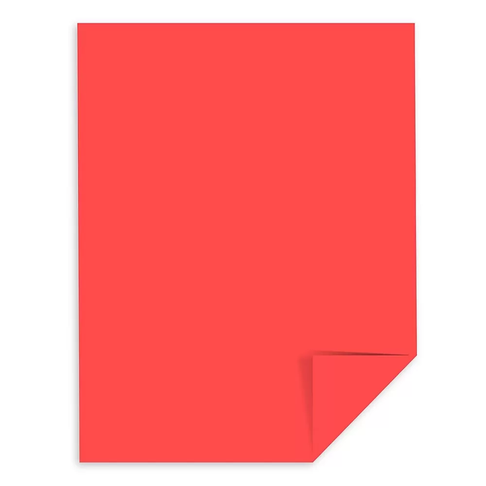 Astrobrights 65 lb. Cardstock Paper, 8.5" x 11", Rocket Red, 2,000 Sheets/Carton (22841CT) Best Sale