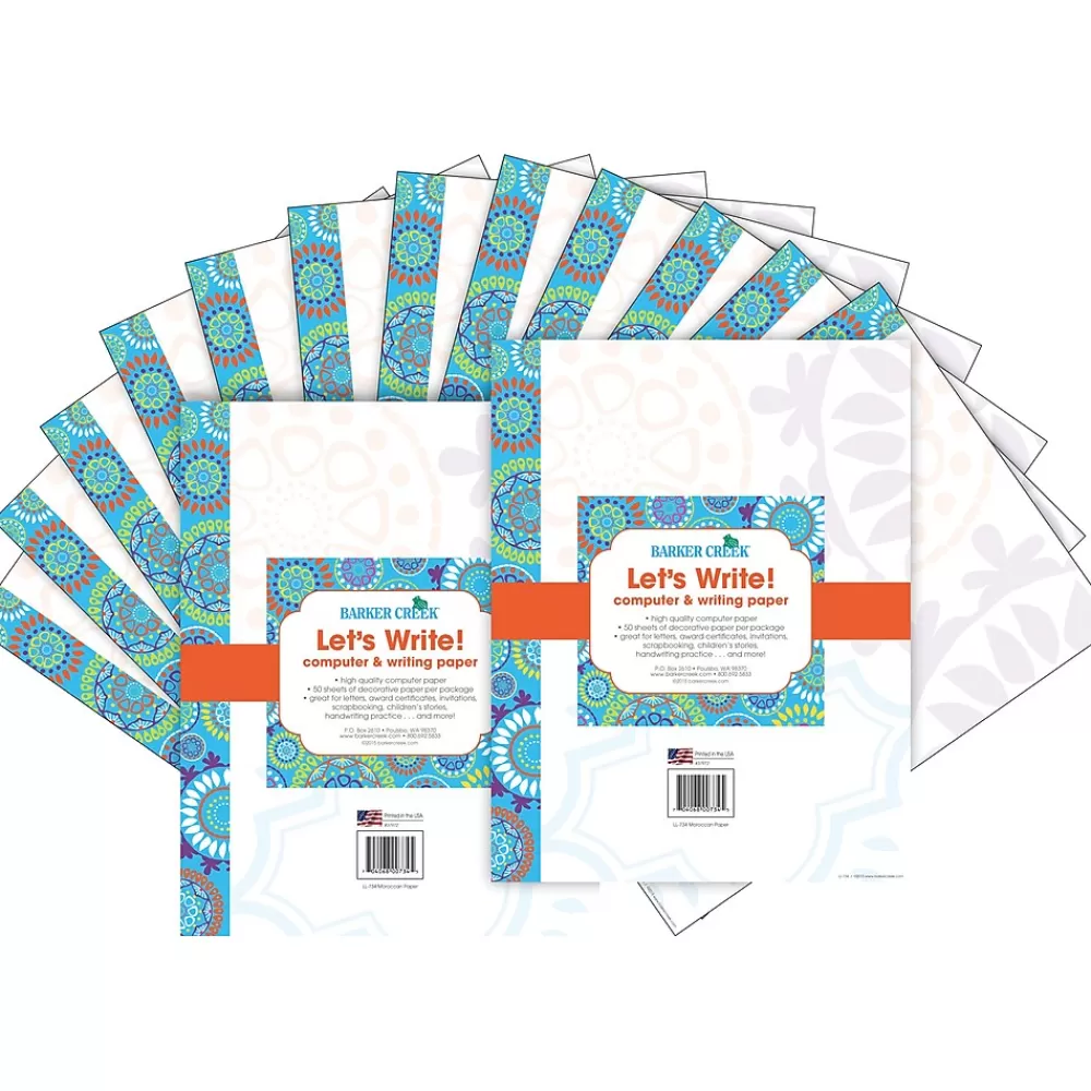 Barker Creek Moroccan Computer Paper, 100 Sheets/Set (BC3619) Best