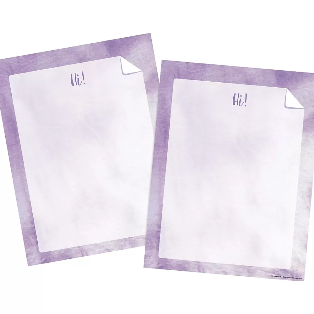 Barker Creek Purple Tie-Dye Computer Paper Pack, 100 Sheets/Set (4338) Fashion