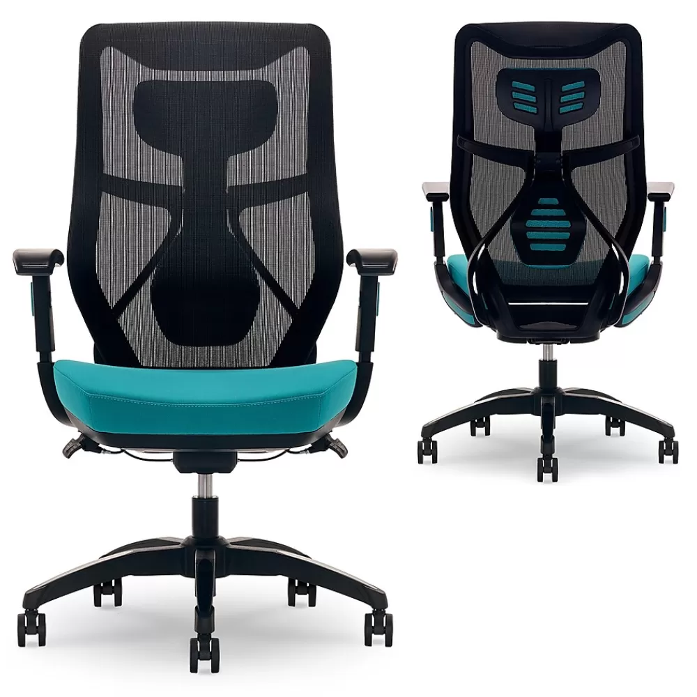 Beautyrest Duo-EX Ergonomic Mesh Swivel Computer Chair, (60051-TEL) Teal Discount