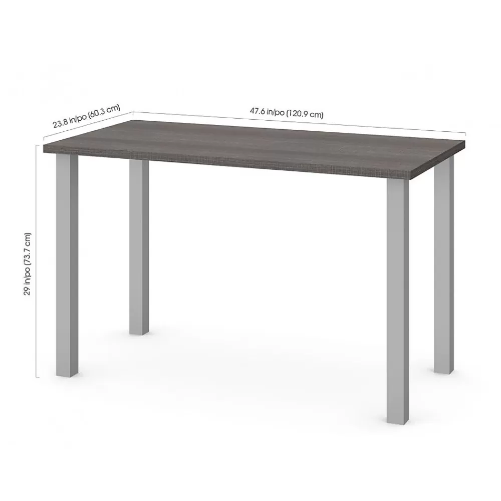 bestar Universel 48" Table Desk, Bark Grey (65855-47) Best