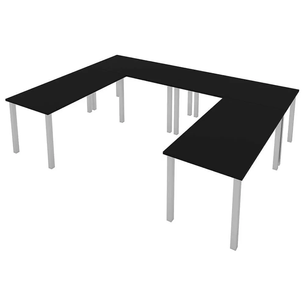 bestar Universel 60" Table Desk, Black (65901-000018) Hot