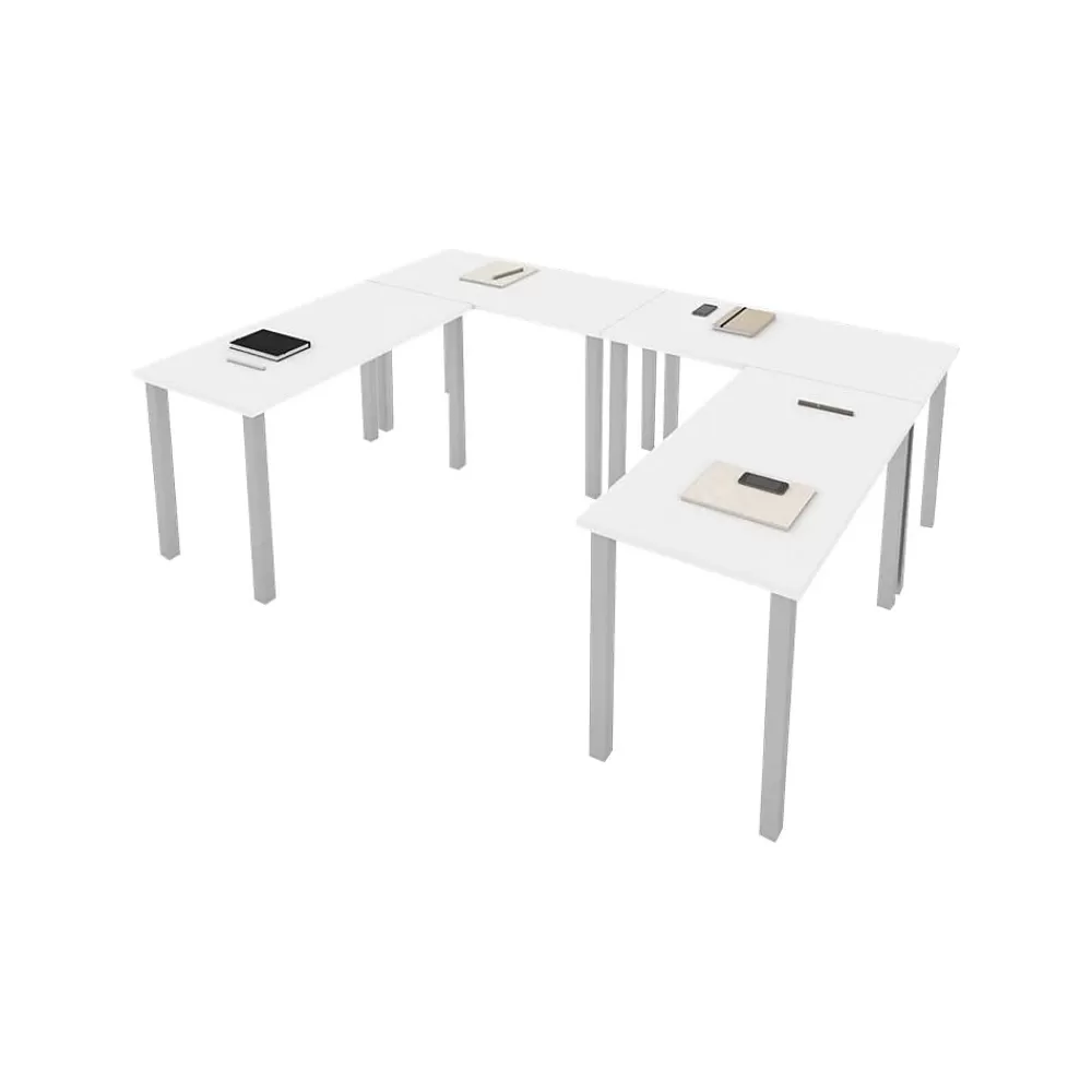 bestar Universel 48" Table Desk, White (65900-000017) Store