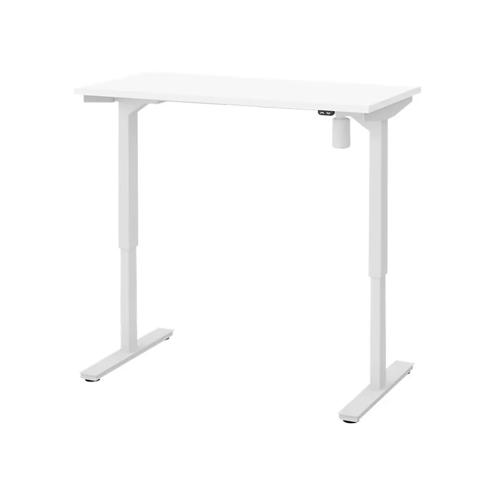 bestar Universel 48"W Electric Height Adjustable Desk, White (65836-17) Cheap