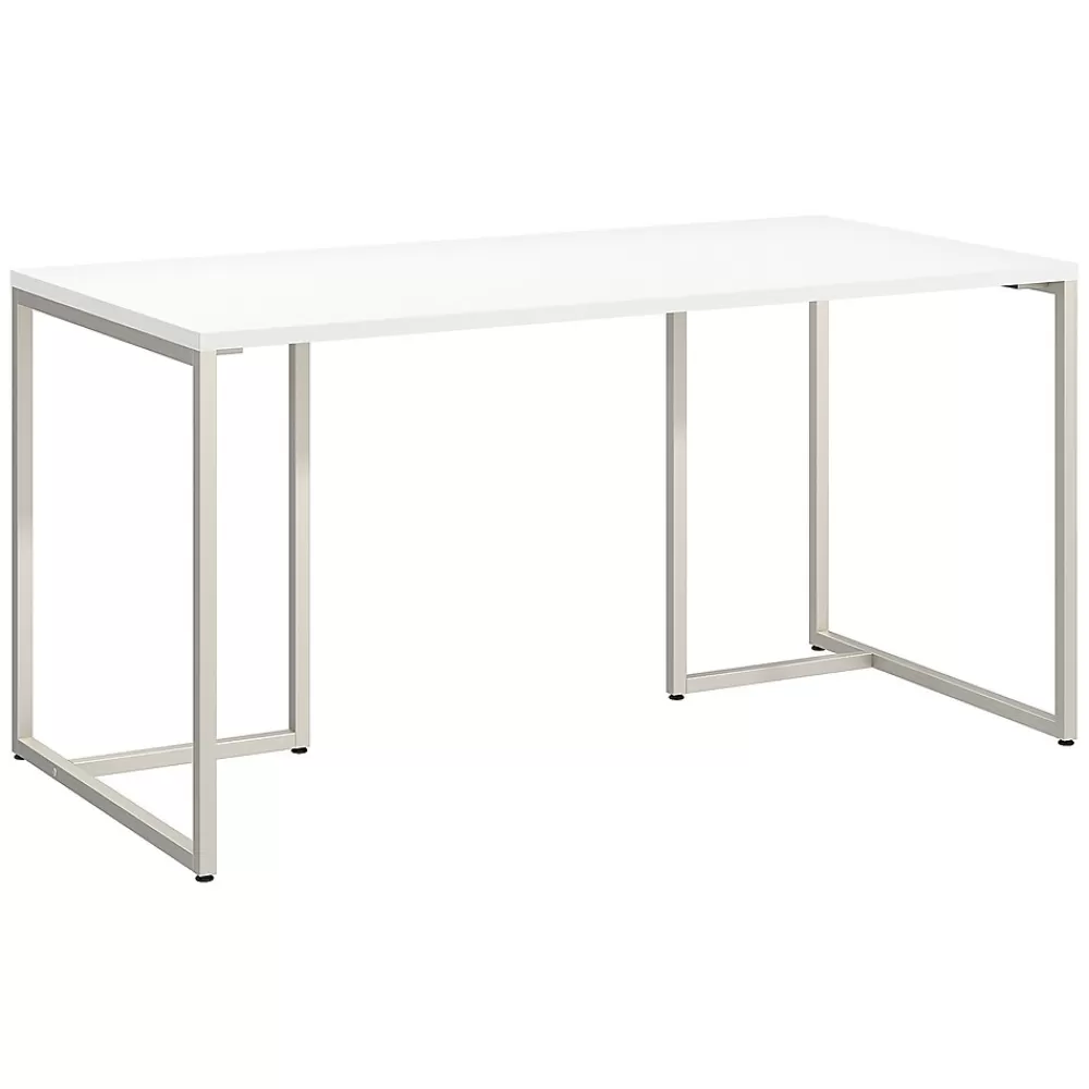 Bush Business Furniture Method 60"W Table Desk, White (KI70201K) Shop