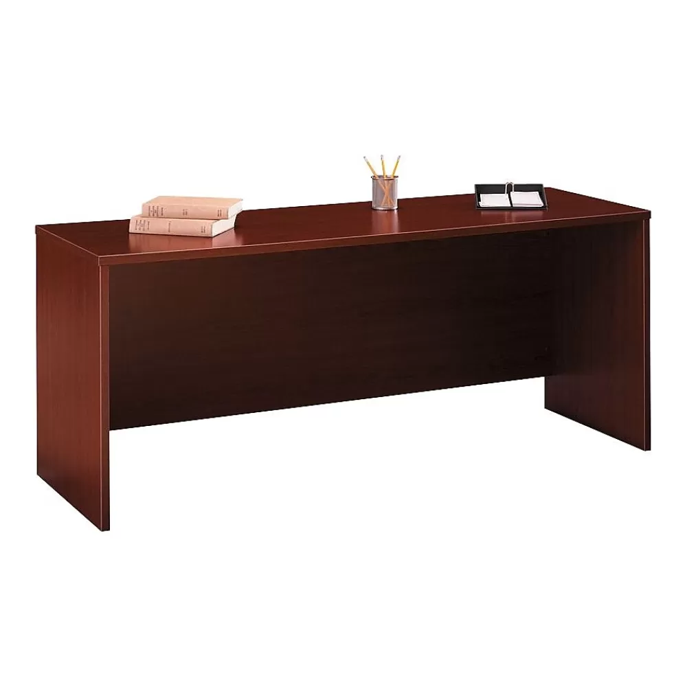 Bush Business Furniture Westfield 72"W Credenza Desk, Mahogany (WC36726) Best Sale