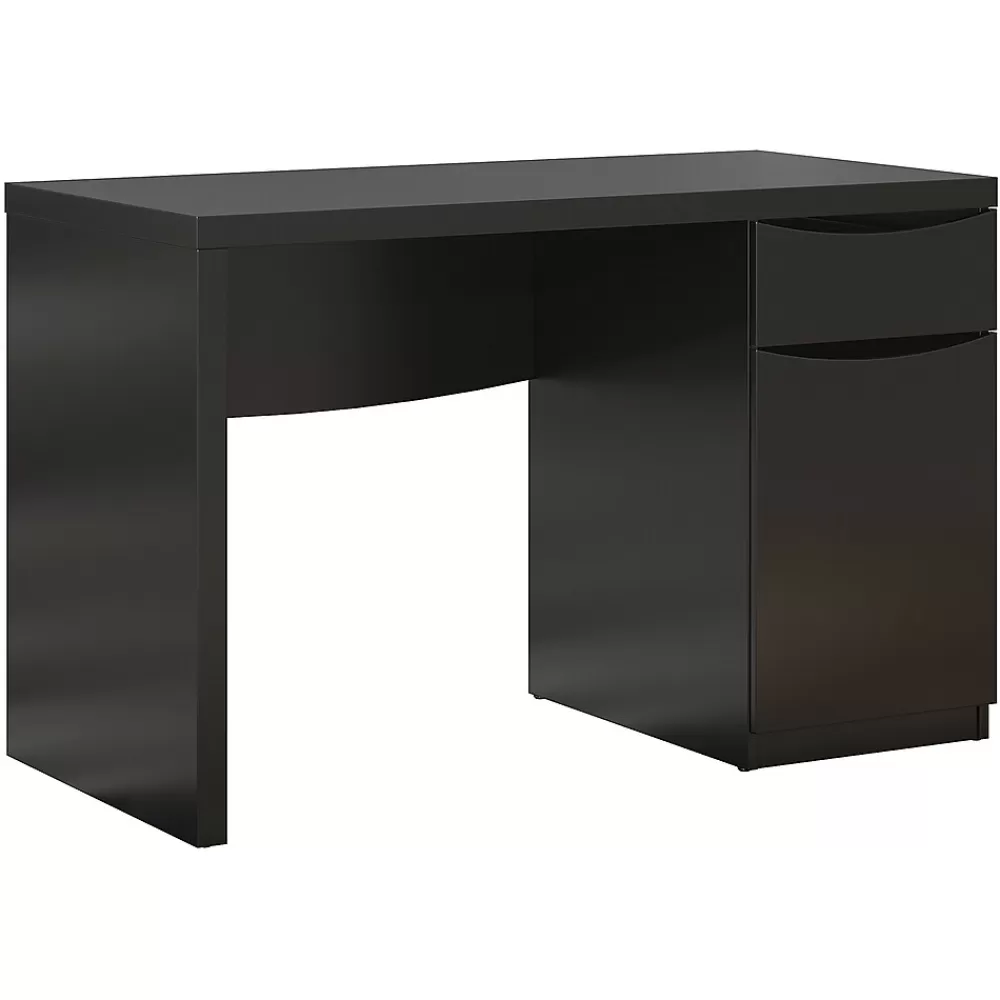 Bush Furniture Montrese 48"W Computer Desk, Classic Black (MY72717-03) Fashion