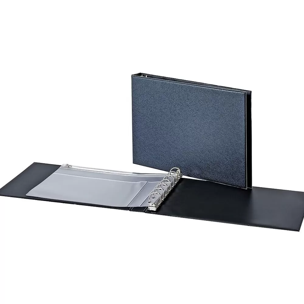 Cardinal 1" 7-Ring Business Check Binder, D-Ring, Black (35000V3) Discount