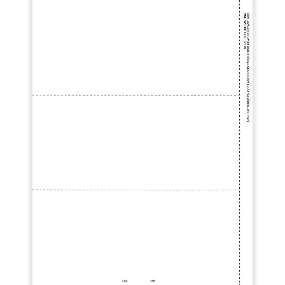 ComplyRight 2024 W-2 Tax Form, 3-Part, 3-Up, 50/Pack (521150) New