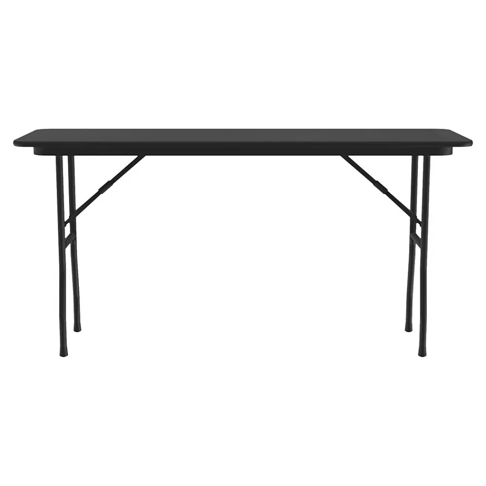 Correll Folding Table, 72" x 18", Black (CF1872TF-07) Store