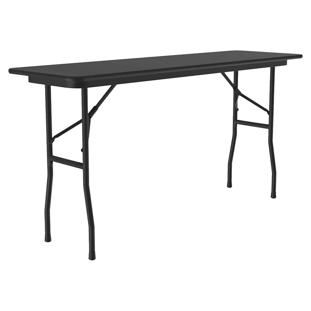 Correll Folding Table, 72" x 18", Black (CF1872TF-07) Store