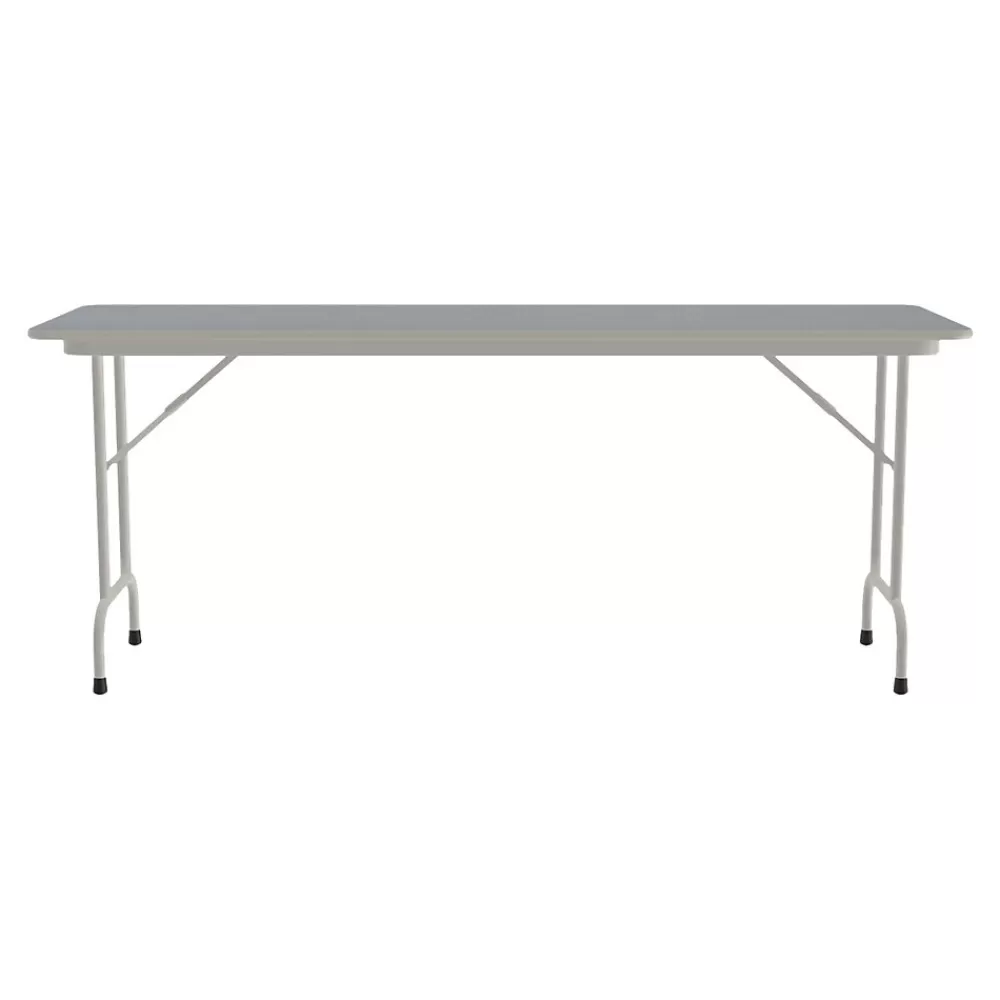 Correll Folding Table, 72" x 24", Gray (CF2472TF-15) Store