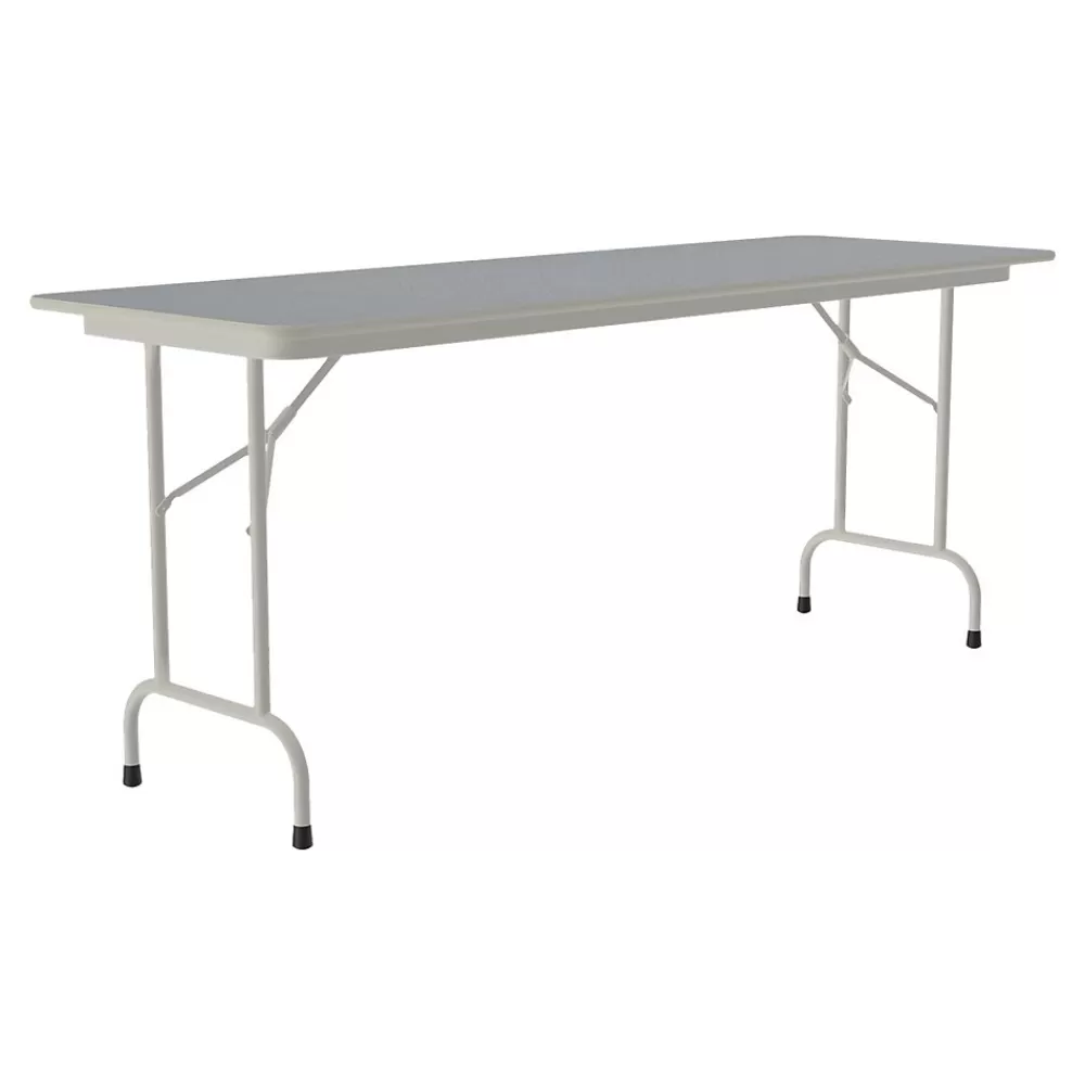 Correll Folding Table, 72" x 24", Gray (CF2472TF-15) Store