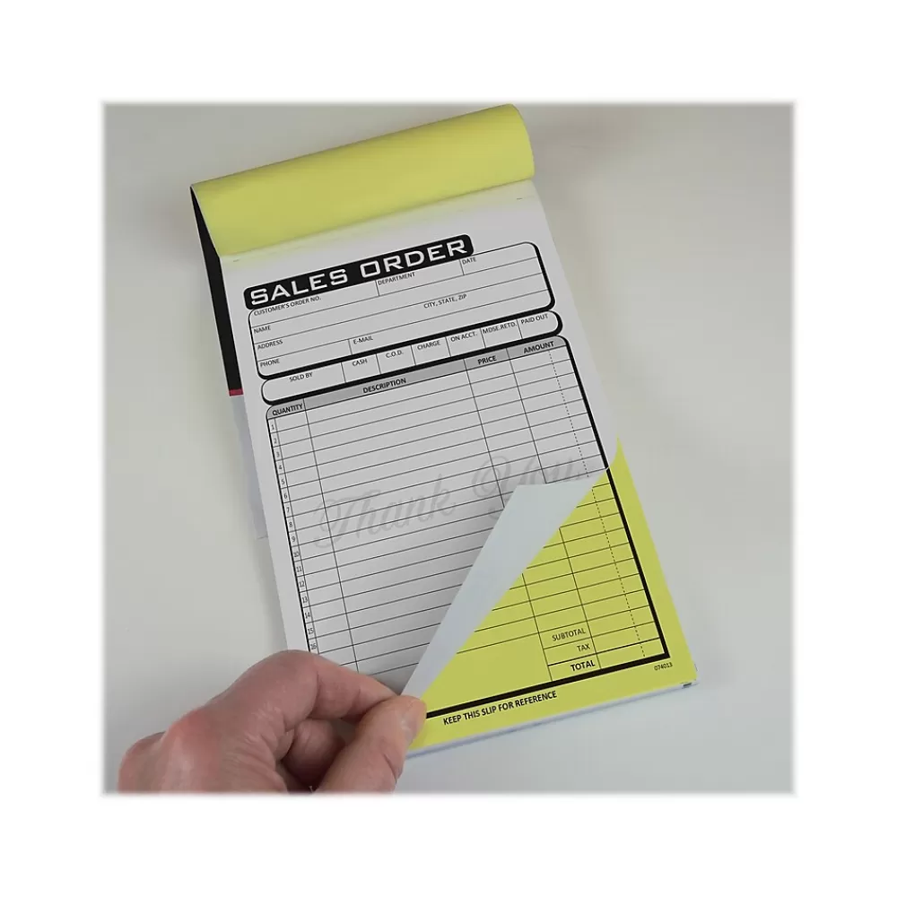 Cosco Business 2-Part Carbonless Sales Orders, 5.5" x 8.5", 50 Sets/Book (074013) Discount