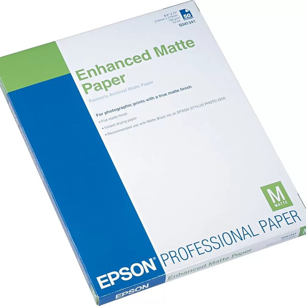 Epson Ultra Premium Matte Presentation Paper, 8.5" x 11", 50 Sheets/Pack (S041341) Best