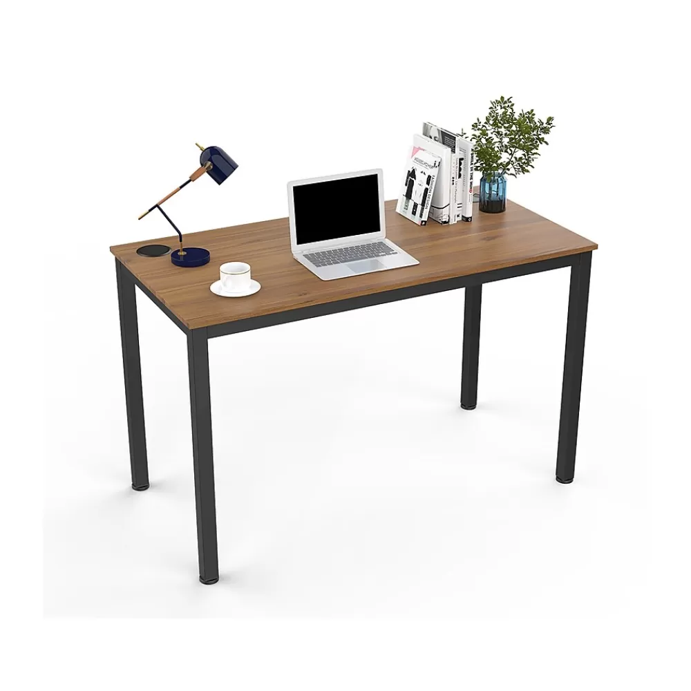 Eureka Ergonomic 47"W Computer Desk, Teak (CD009) Best