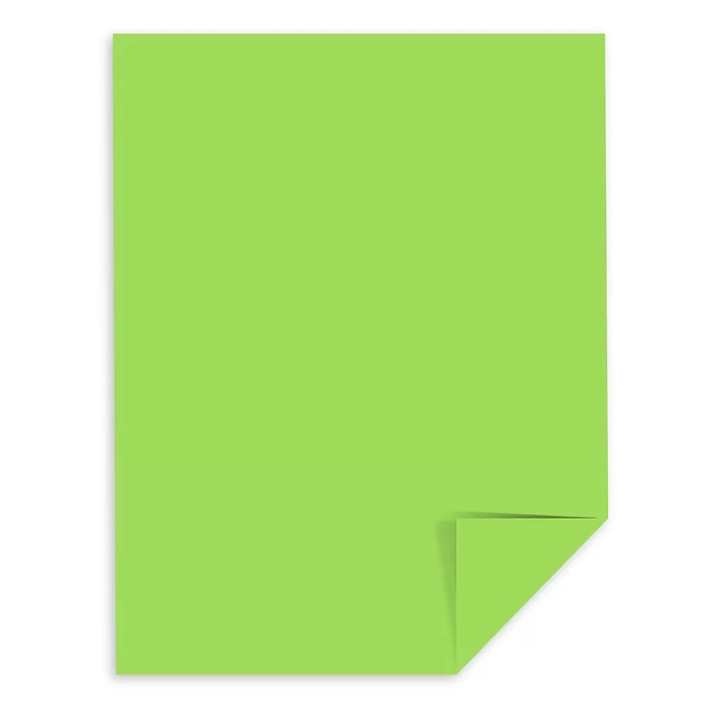 Exact 65 lb. Cardstock Paper, 8.5" x 11", Martian Green, 250 Sheets/Pack (WAU21811) Cheap