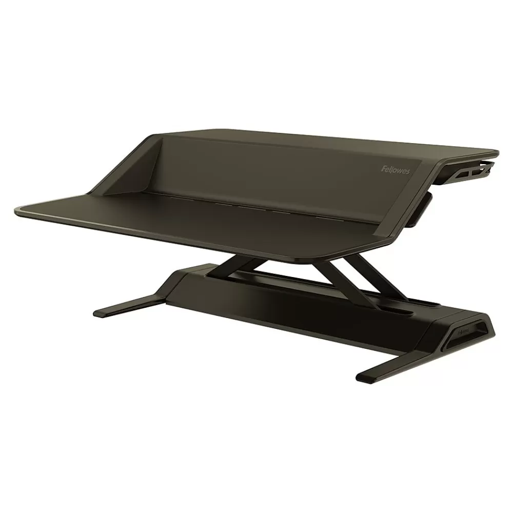 Fellowes Lotus 33" Standing Desk Converter, Black (0007901) Best Sale