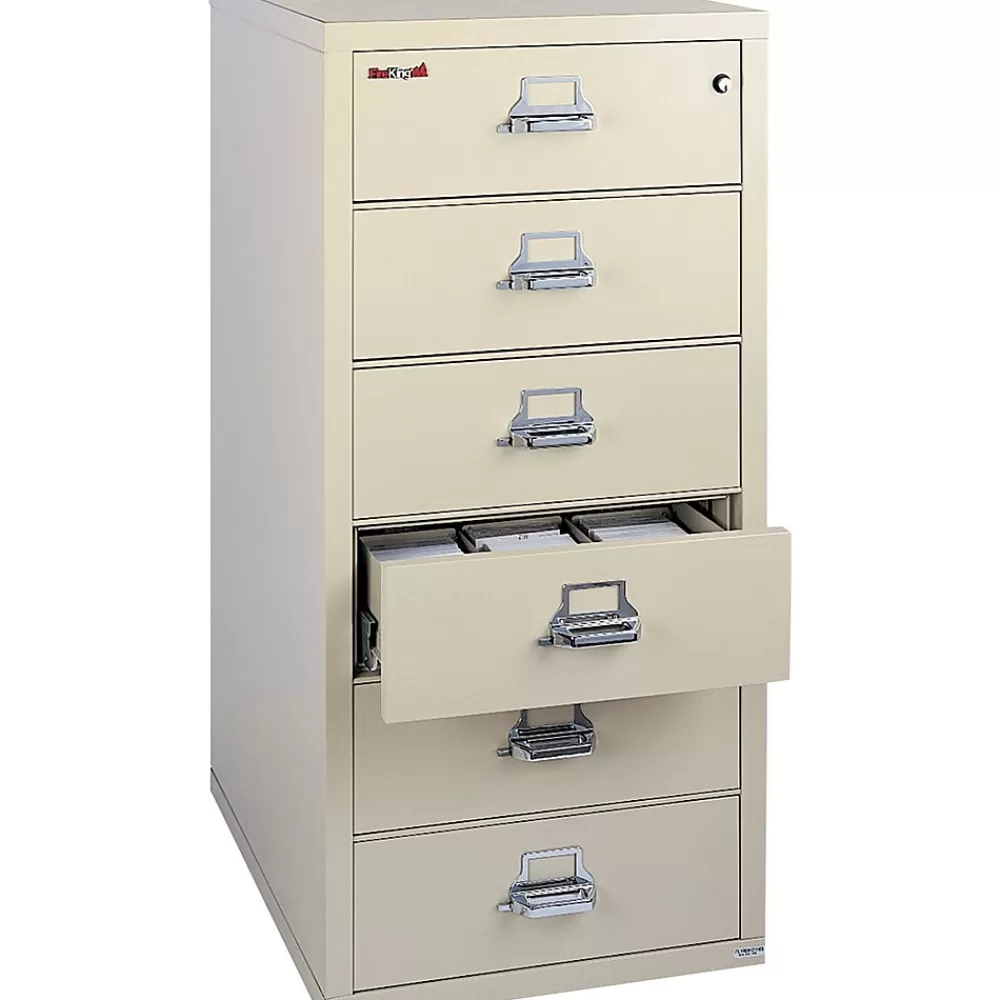 FireKing Card, Check and Note File, 6-Drawer, Parchment Online