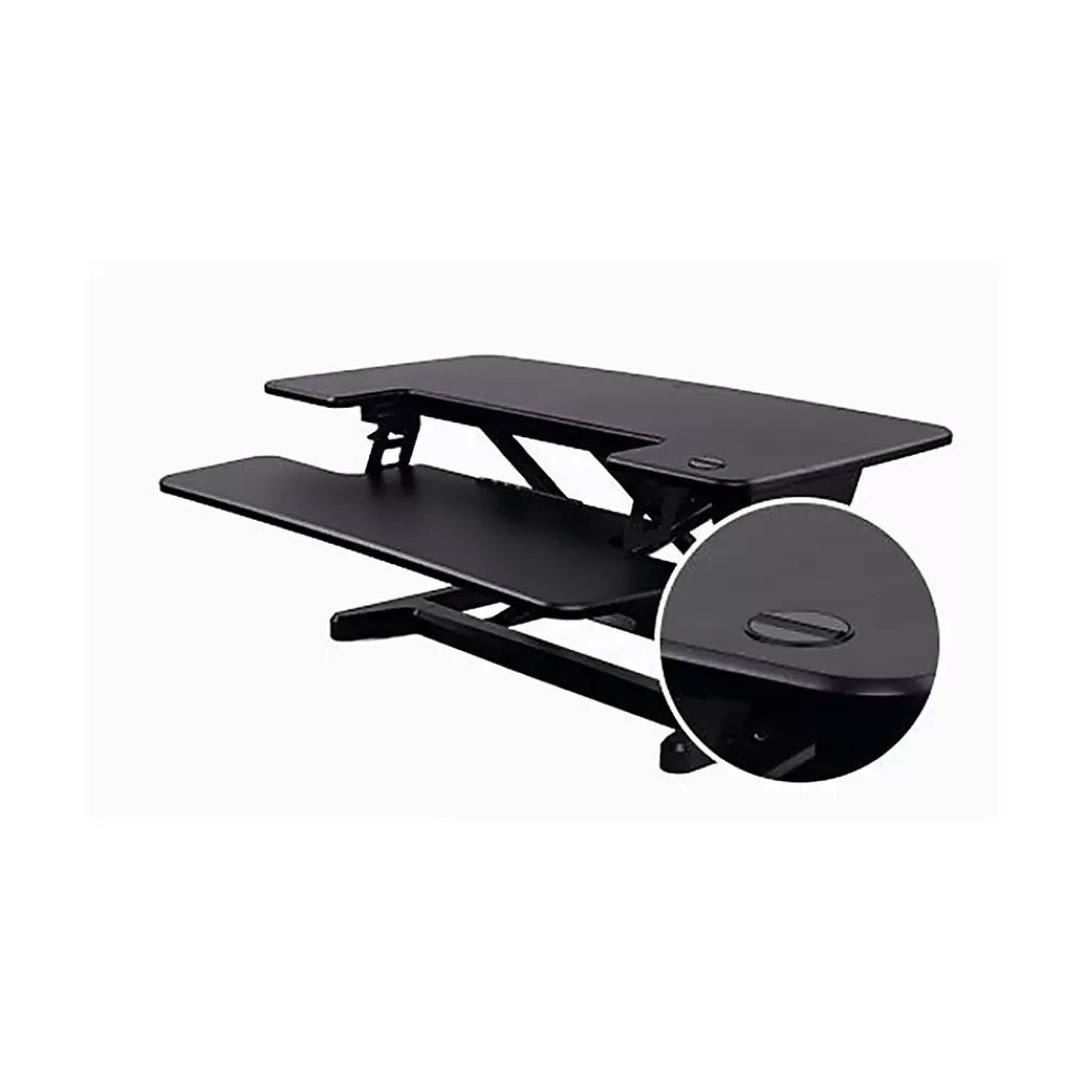 FlexiSpot 36"W Electric Standing Desk Converter, Black (EM7MB) Best Sale