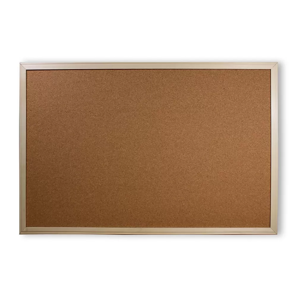 Flipside 24" x 36" Bulletin Board, Wood Framed (FLP10300) Cheap