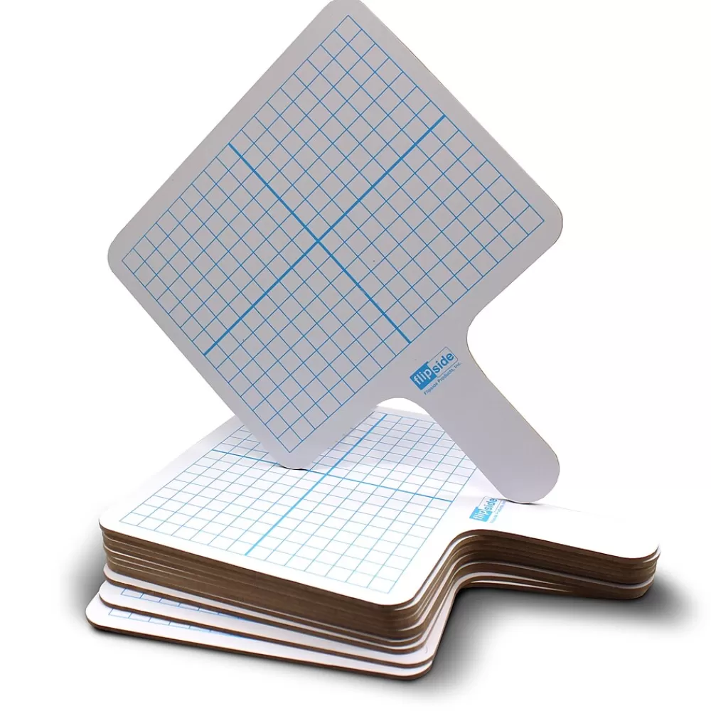 Flipside Dry-Erase Graphing Paddle, Pen, and Eraser Class Pack, 36/Set (19125) Store