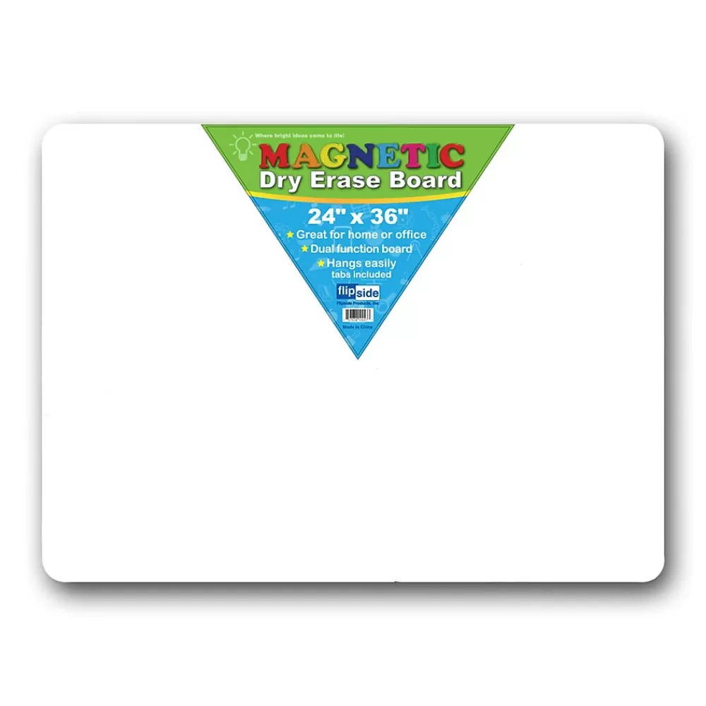 Flipside Products, 24" L x 36" W, Melamine Magnetic Dry Erase Board (FLP10027) Hot