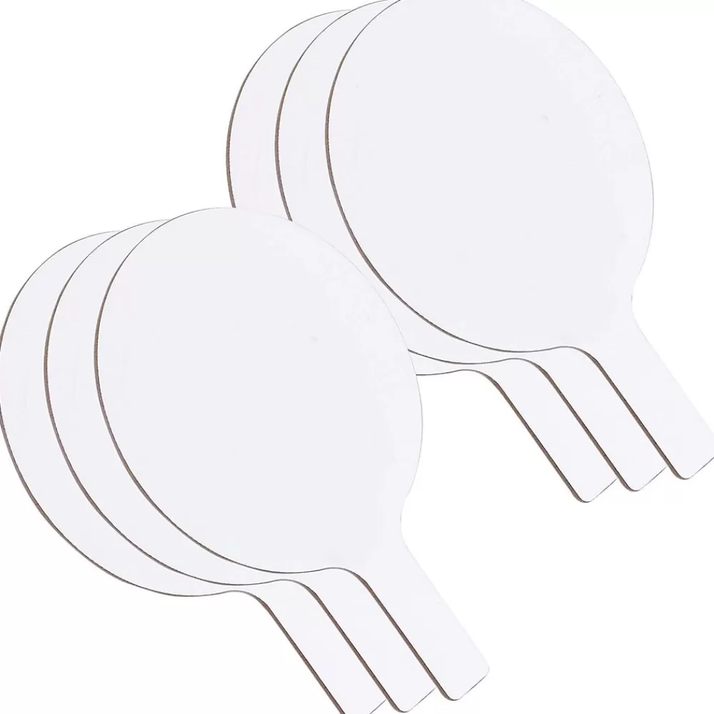 Flipside Products Oval Dry Erase Answer Paddles, 7" x 12", Pack of 6 (FLP10032-6) Best Sale