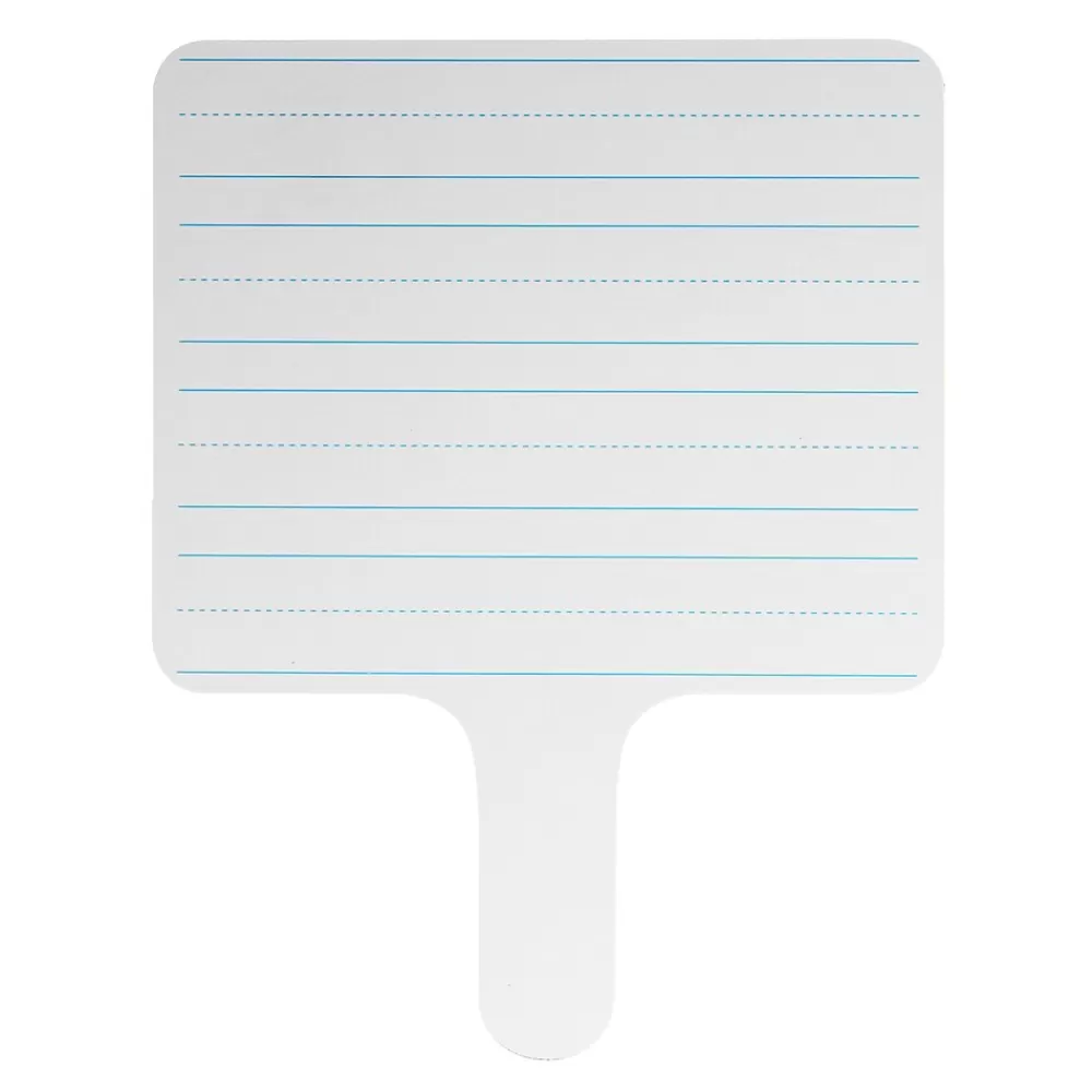 Flipside Products Two-sided Rectangular, Lined/Blank Dry Erase Writing Paddle, 7.75" x 10", Pack of 6 (FLP18002-6) Cheap
