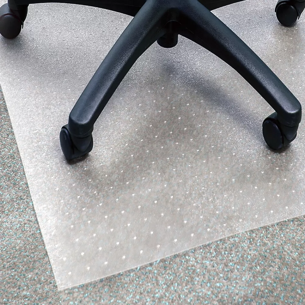 Floortex Advantagemat Carpet Chair Mat, 48" x 118", Designed for Low-Pile Carpet, Clear PVC (FR1130025EV) Online