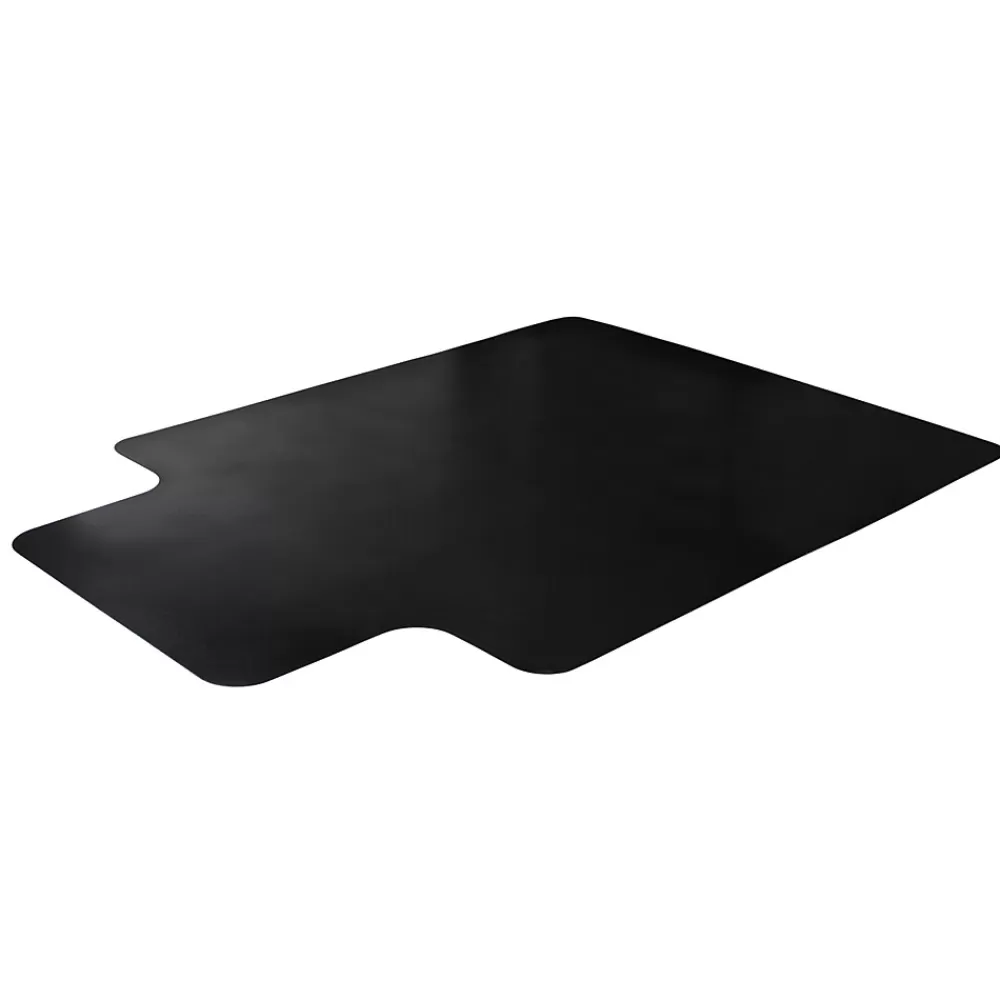 Floortex Advantagemat Chair Mat with Lip, 36" x 48", Designed for Low-Pile Carpet, Black Vinyl (FC113648LLBV) Discount