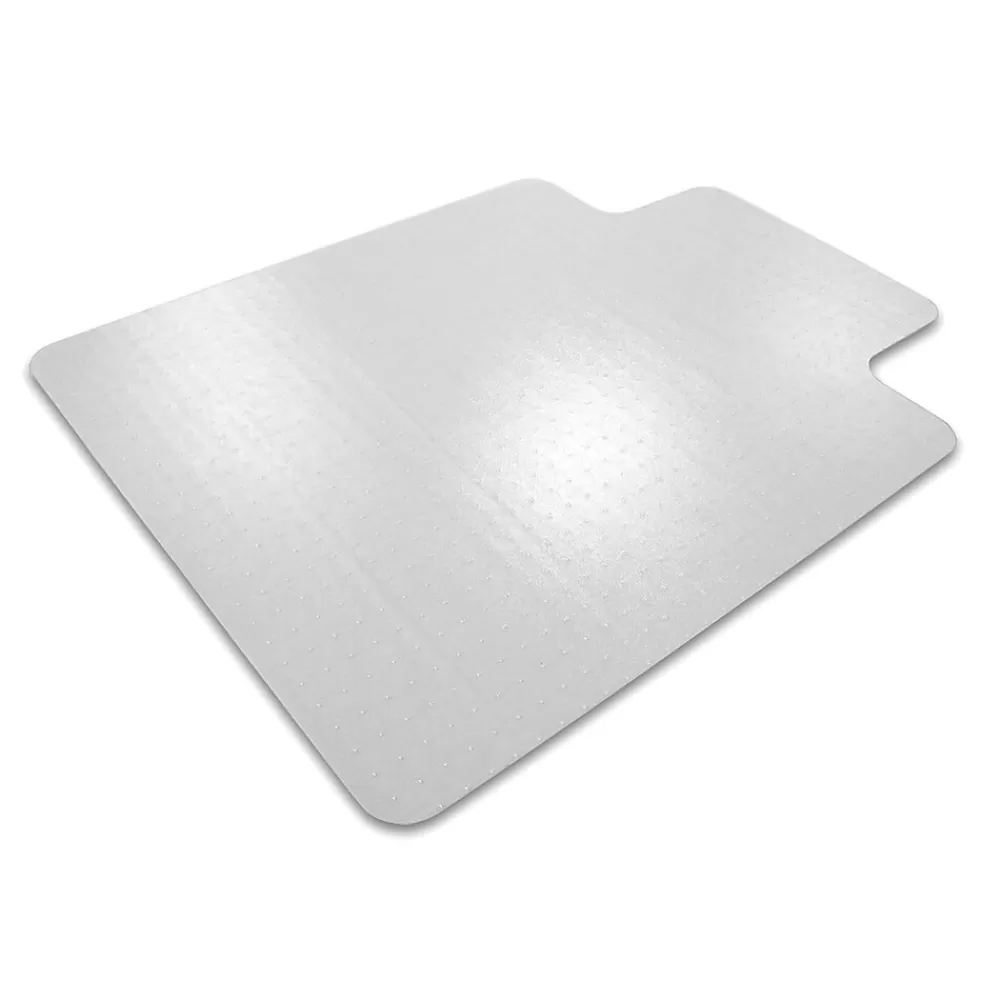 Floortex Computex Advantagemat Carpet Chair Mat with Lip, 36" x 48", Designed for Medium-Pile Carpet, Clear PVC (319226LV) Flash Sale