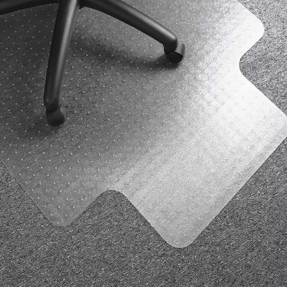Floortex Computex Advantagemat Carpet Chair Mat with Lip, 36" x 48", Designed for Medium-Pile Carpet, Clear PVC (319226LV) Flash Sale