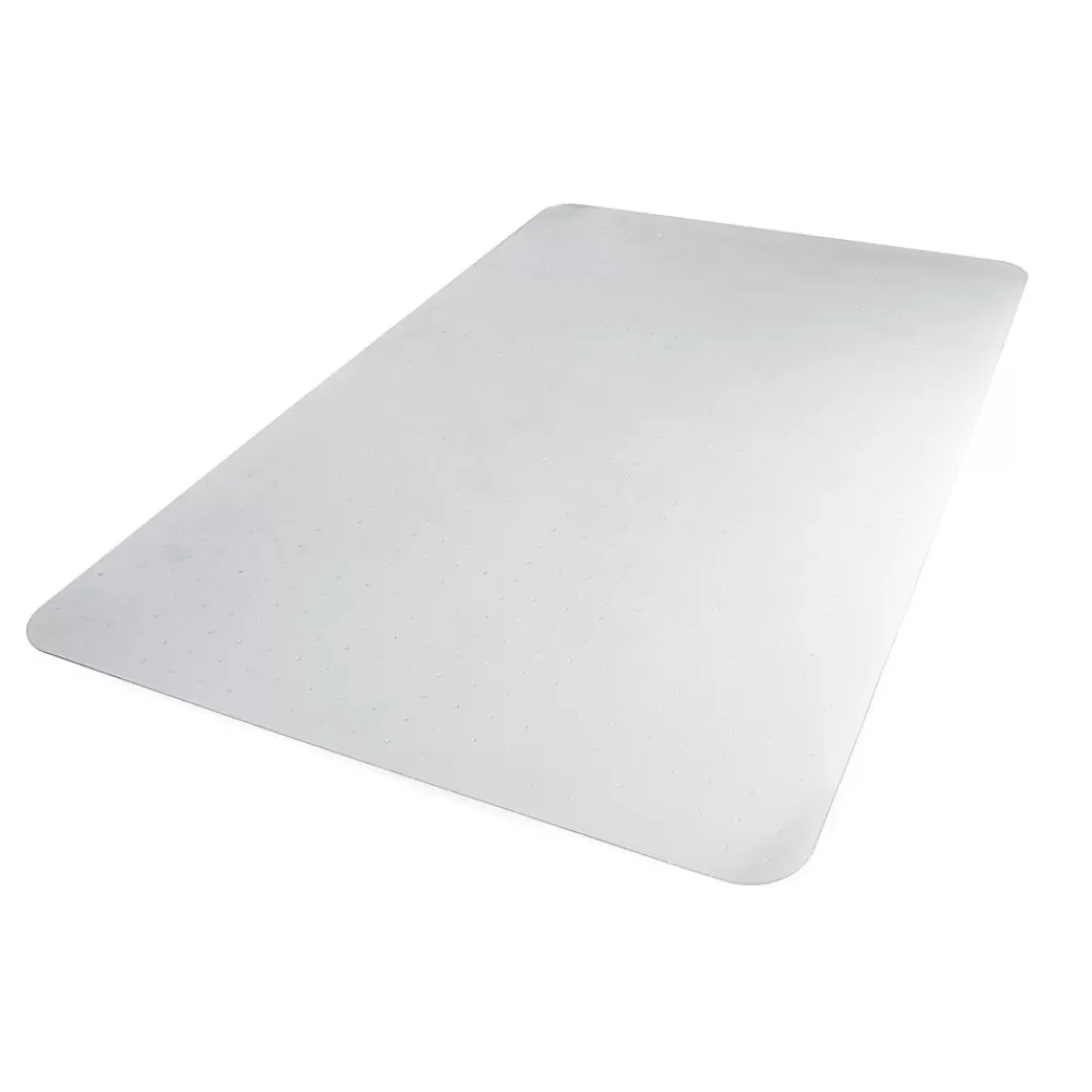 Floortex Ecotex BioPlus Carpet Chair Mat, 35" x 47", Clear Bio Based Polycarbonate (NCCMFLBG0002) New