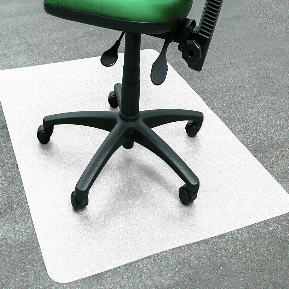 Floortex Revolutionmat Carpet Chair Mat, 46" x 57", Designed for Low-Pile Carpet, Translucent Polypropylene (NCMFLLGC0004) Sale