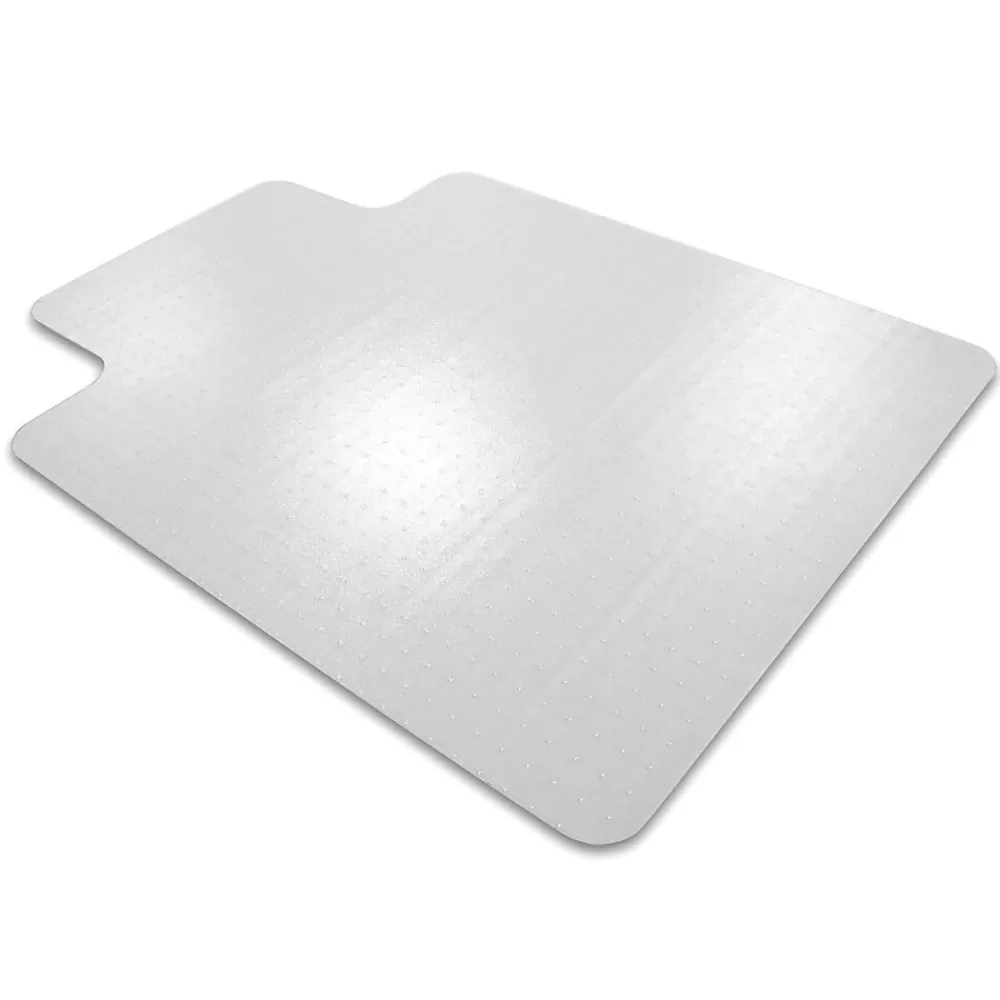 Floortex Ultimat Carpet Chair Mat with Lip, 48" x 60", Designed for Medium-Pile Carpet, Clear Polycarbonate (1115227LR) Hot