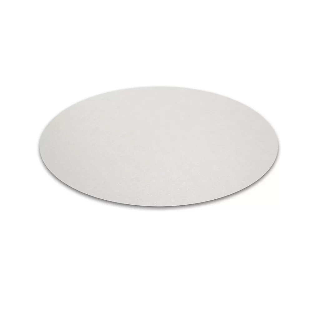 Floortex Ultimat Floor Mat, 36" Diameter, Designed for Medium-Pile Carpet, Clear Polycarbonate (129020RR) Flash Sale