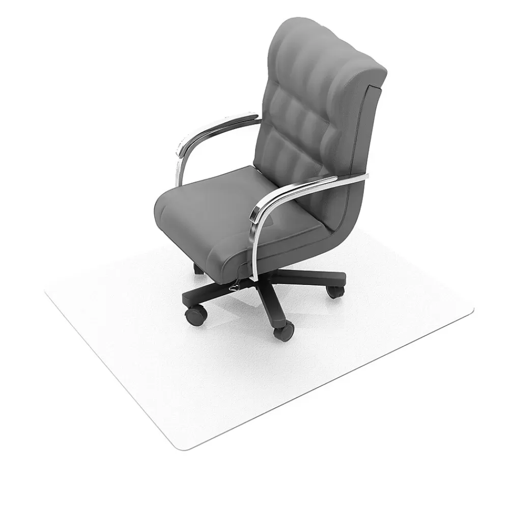 Floortex Valuemat Plus Chair Mat, 48" x 53", Designed for Low-Pile Carpet, Clear Polycarbonate (FR1113020ER) Hot