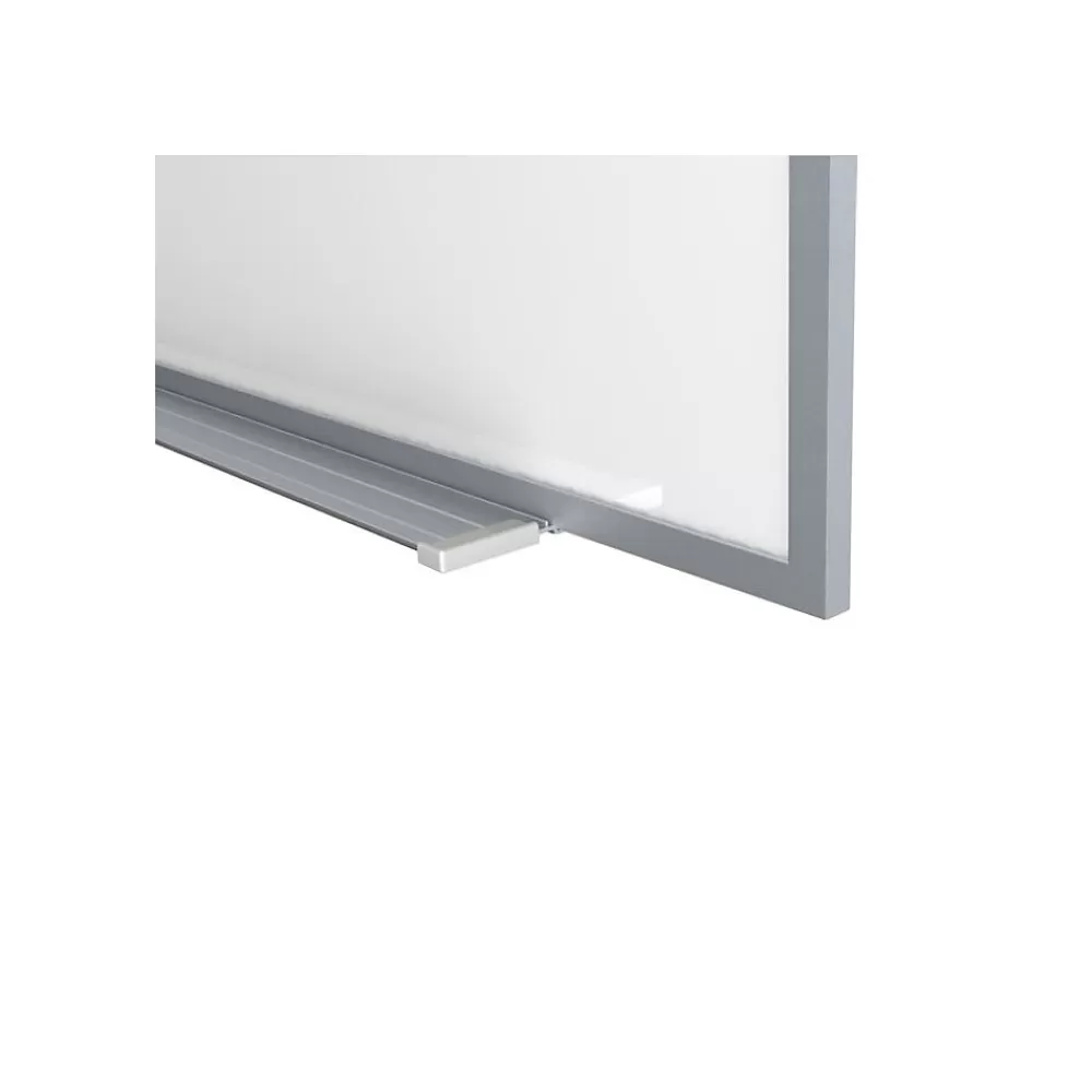 Ghent Magnetic Porcelain Whiteboard, Aluminum Frame, 3' H x 4' W (M1-34-1) Online