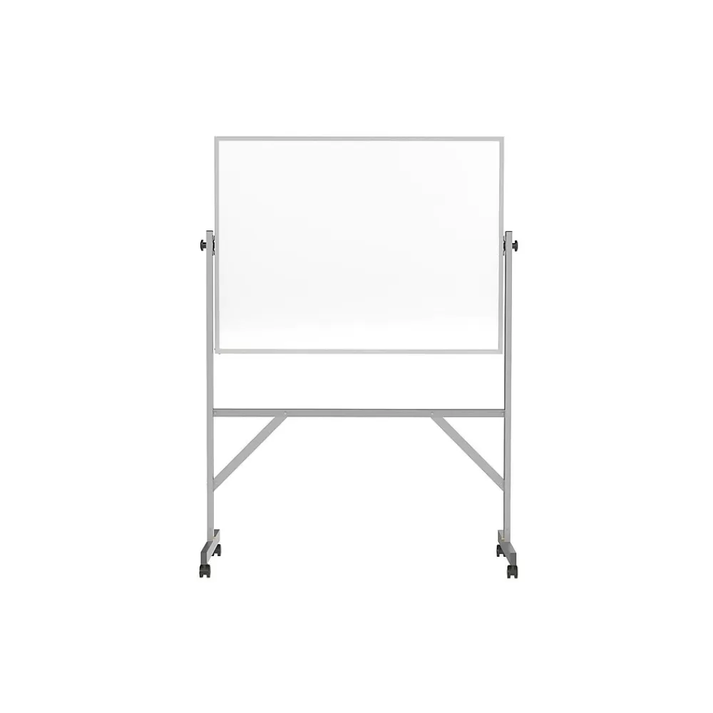 Ghent Melamine Dry-Erase Whiteboard, Aluminum Frame, 4' x 3' (ARMM34) New