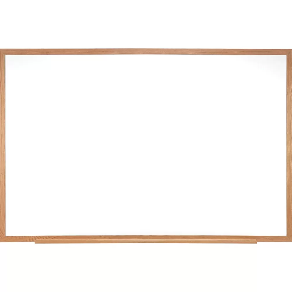 Ghent Non-Magnetic Dry-Erase Whiteboard, Wood Frame, 3' x 2' (GH-M2W231) Shop