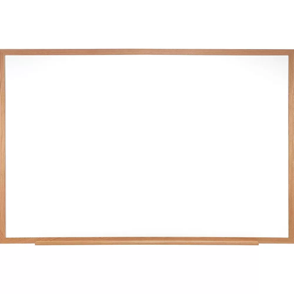 Ghent Non-Magnetic Dry-Erase Whiteboard, Wood Frame, 18" x 24" (GH-M2W181) Fashion