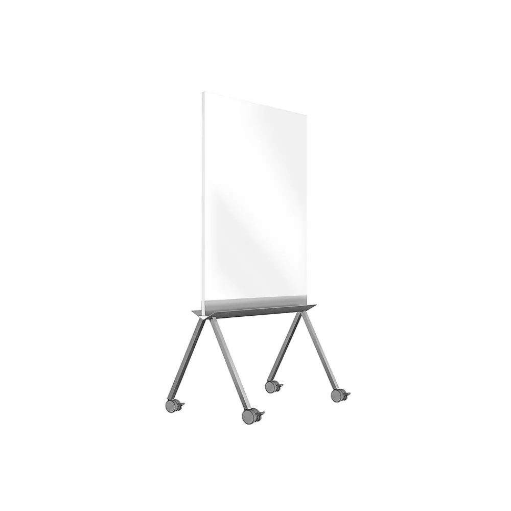 Ghent Roam Laminate Dry-Erase Whiteboard, Aluminum Frame, 4' x 3' (RM36SAWHN) New